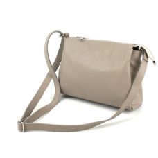 Небольшая женская кожаная сумка Borsacomoda 810.018 Бежевая