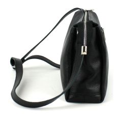 Женская кожаная сумка через плечо Borsacomoda черный