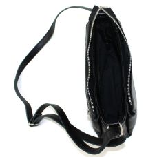 Женская кожаная сумка через плечо Borsacomoda черный