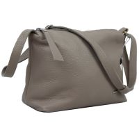 Женская кожаная сумка через плечо Borsacomoda  810.018 Бежевая