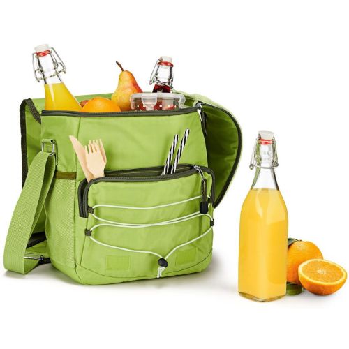 Термосумка через плечо сумка холодильник Crivit  IAN351817 11L  Салатовая