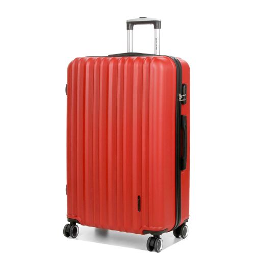 Чемодан поликарбонат Большой (L) Airtex 623 98л 76x49x29см Красный (Red)