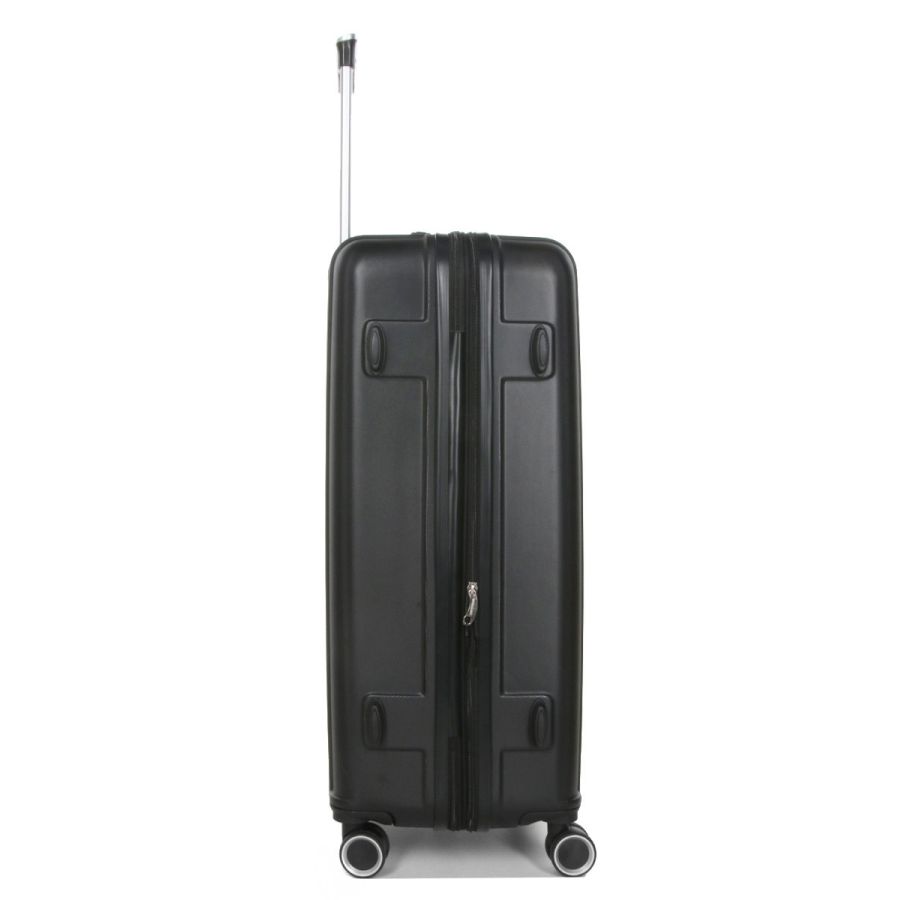 Чемодан поликарбонат Большой (L) Airtex 623 98л 76x49x29см Черный (Black)