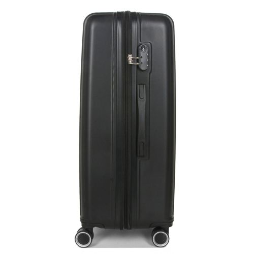 Чемодан поликарбонат Большой (L) Airtex 623 98л 76x49x29см Черный (Black)