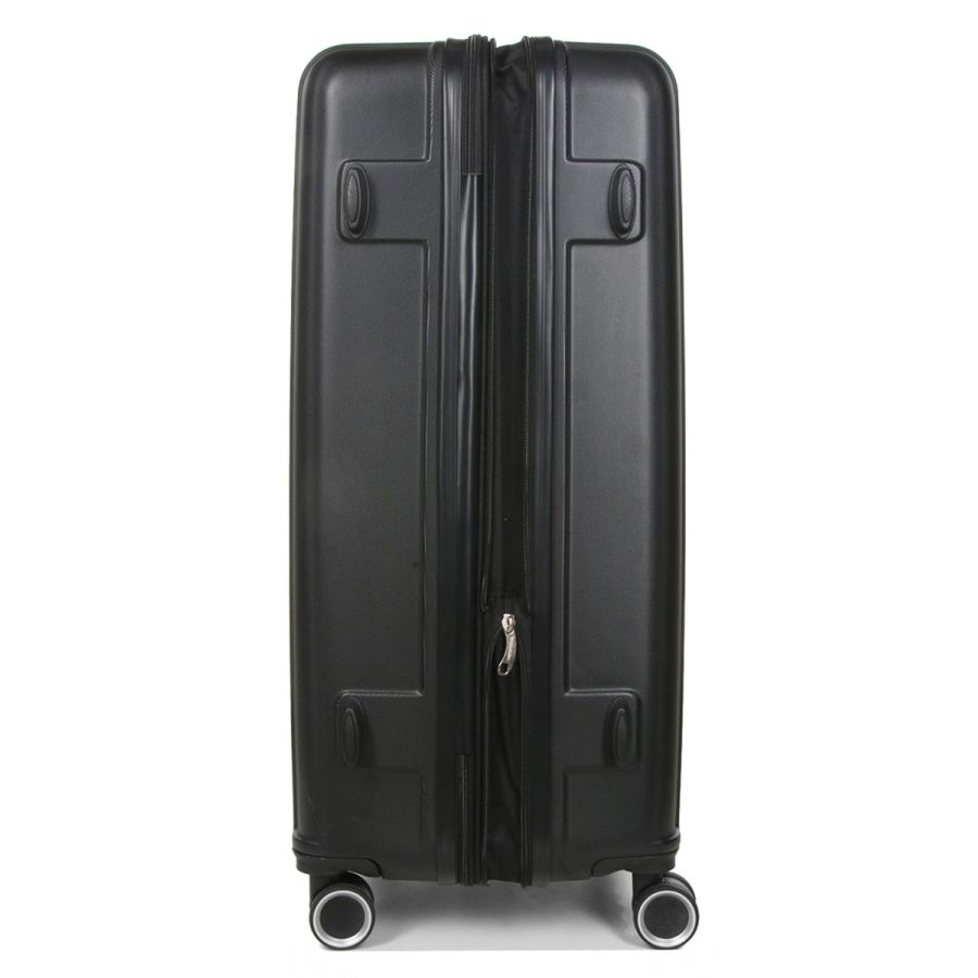 Чемодан поликарбонат Большой (L) Airtex 623 98л 76x49x29см Черный (Black)