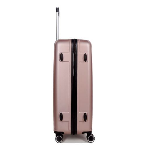 Чемодан поликарбонат Большой (L) Airtex 623 98л 76x49x29см Розовое золото (Rose gold)