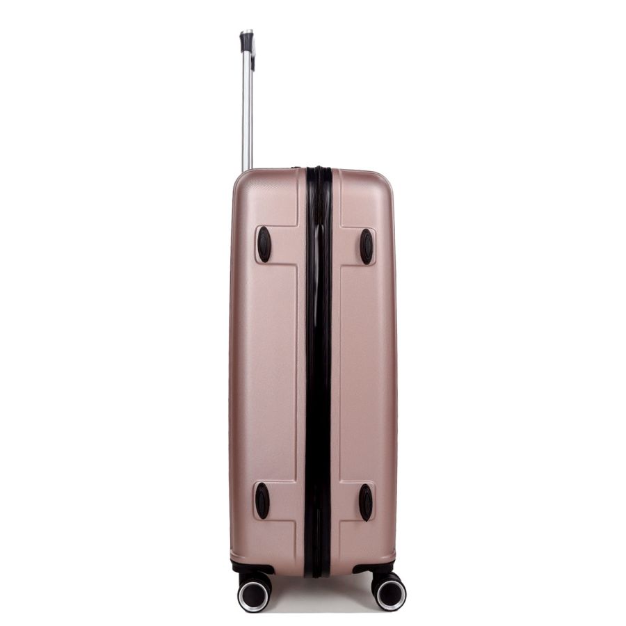 Чемодан поликарбонат Большой (L) Airtex 623 98л 76x49x29см Розовое золото (Rose gold)