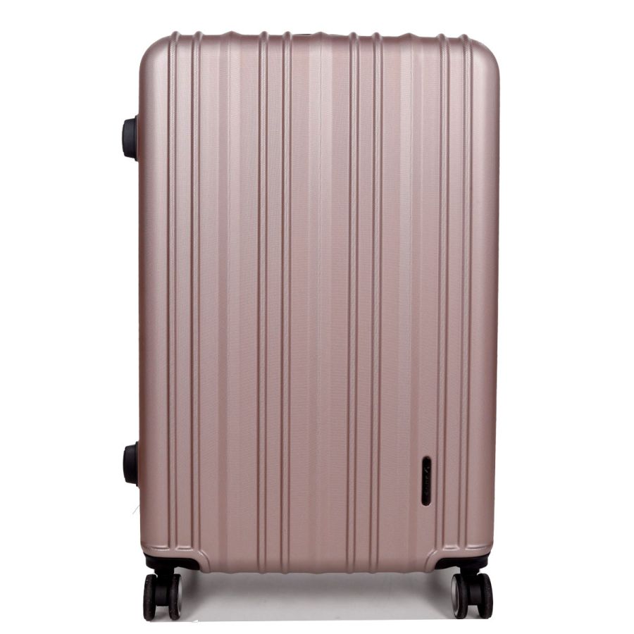 Чемодан поликарбонат Большой (L) Airtex 623 98л 76x49x29см Розовое золото (Rose gold)