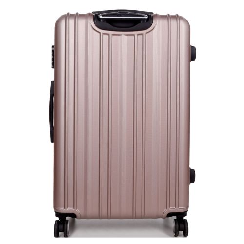 Чемодан поликарбонат Большой (L) Airtex 623 98л 76x49x29см Розовое золото (Rose gold)