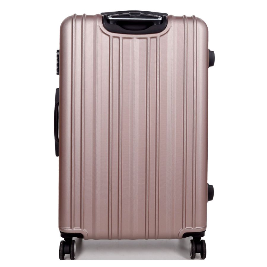 Чемодан поликарбонат Большой (L) Airtex 623 98л 76x49x29см Розовое золото (Rose gold)