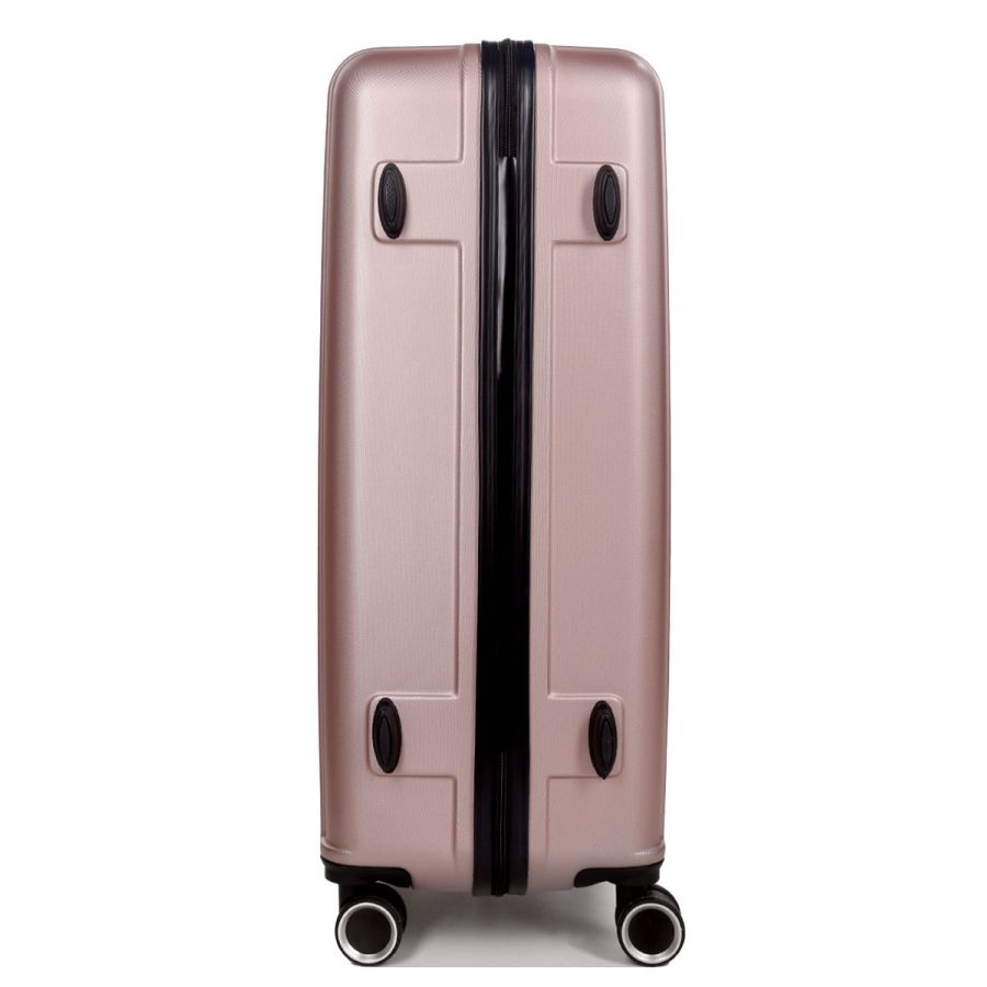 Чемодан поликарбонат Большой (L) Airtex 623 98л 76x49x29см Розовое золото (Rose gold)