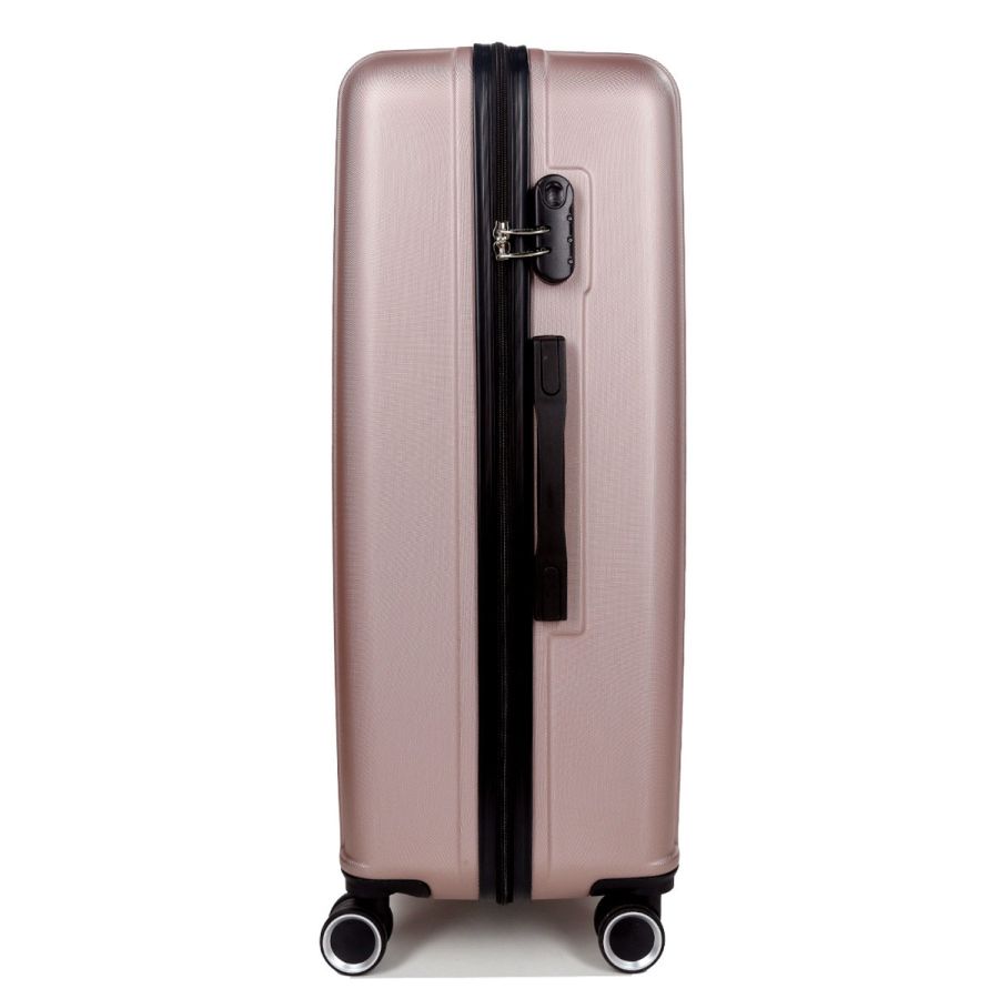 Чемодан поликарбонат Большой (L) Airtex 623 98л 76x49x29см Розовое золото (Rose gold)