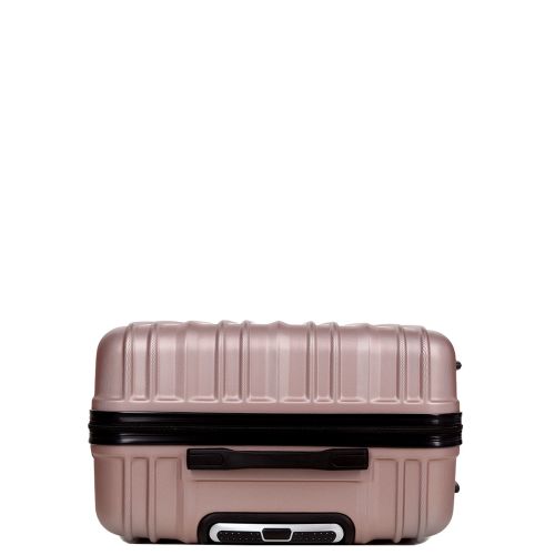 Чемодан поликарбонат Большой (L) Airtex 623 98л 76x49x29см Розовое золото (Rose gold)