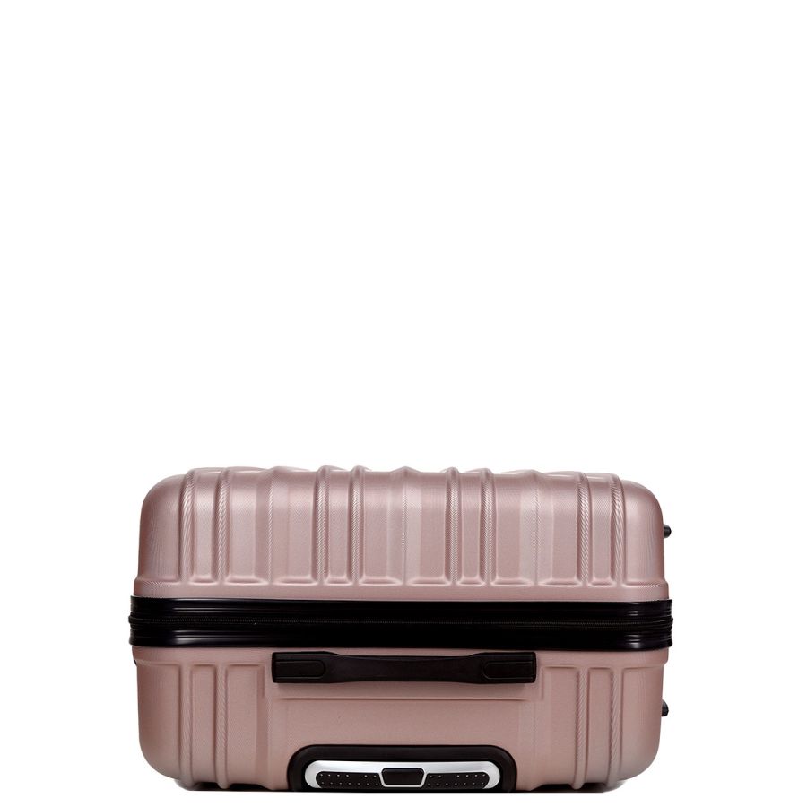 Чемодан поликарбонат Большой (L) Airtex 623 98л 76x49x29см Розовое золото (Rose gold)