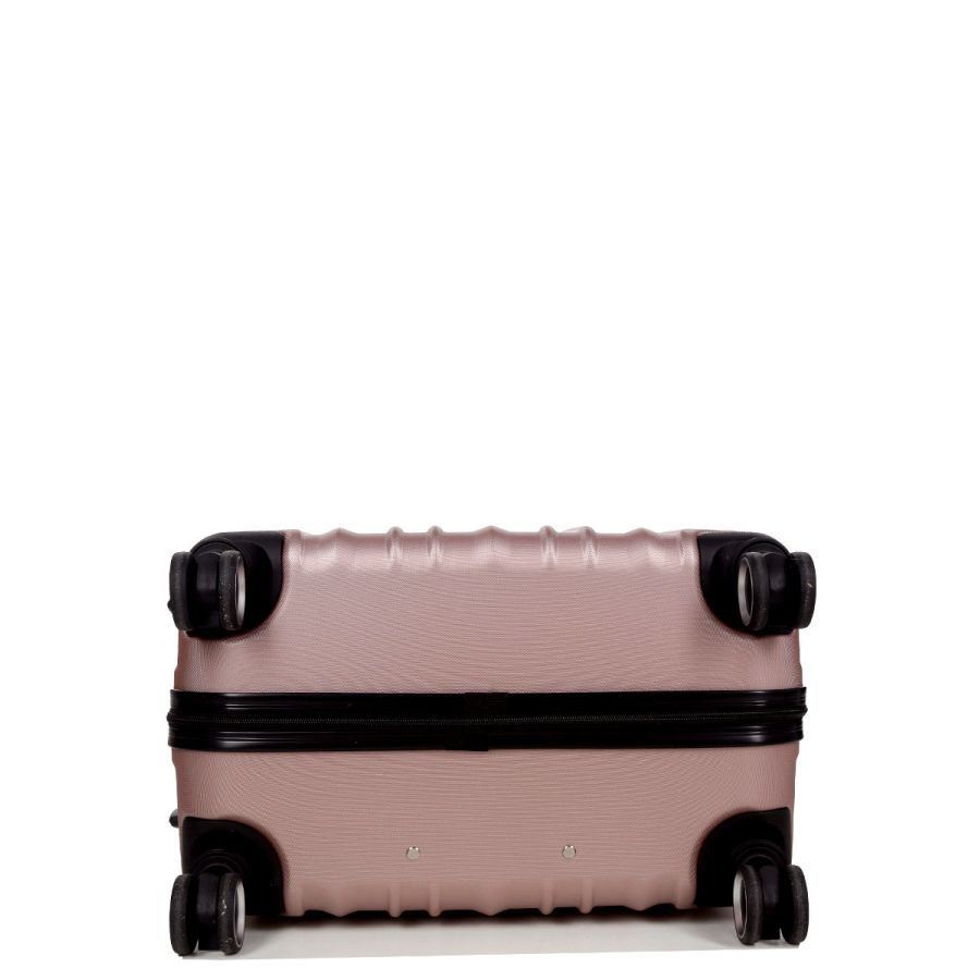 Чемодан поликарбонат Большой (L) Airtex 623 98л 76x49x29см Розовое золото (Rose gold)