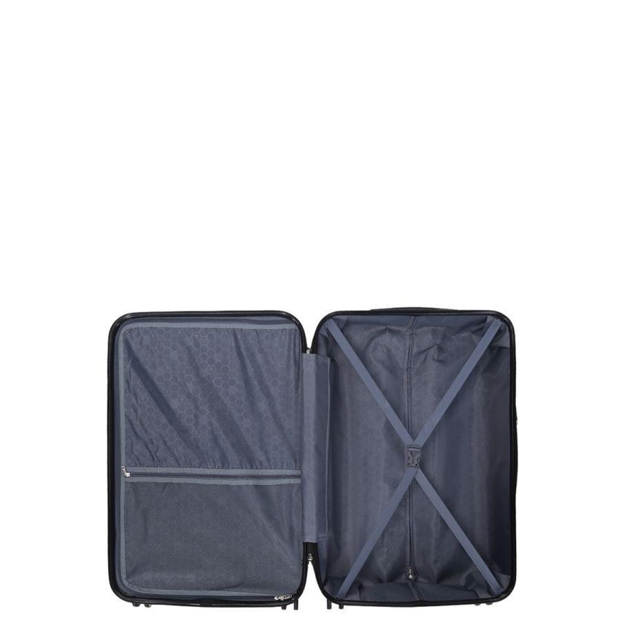 Чемодан поликарбонат Большой (L) Airtex 623 98л 76x49x29см Розовое золото (Rose gold)