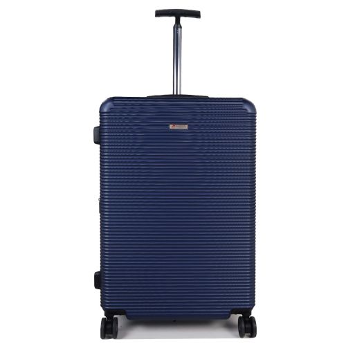 Чемодан дорожный Гигант (XL) поликарбонат Airtex 968 110л 75х50х30 см Темно-синий (Dark blue)