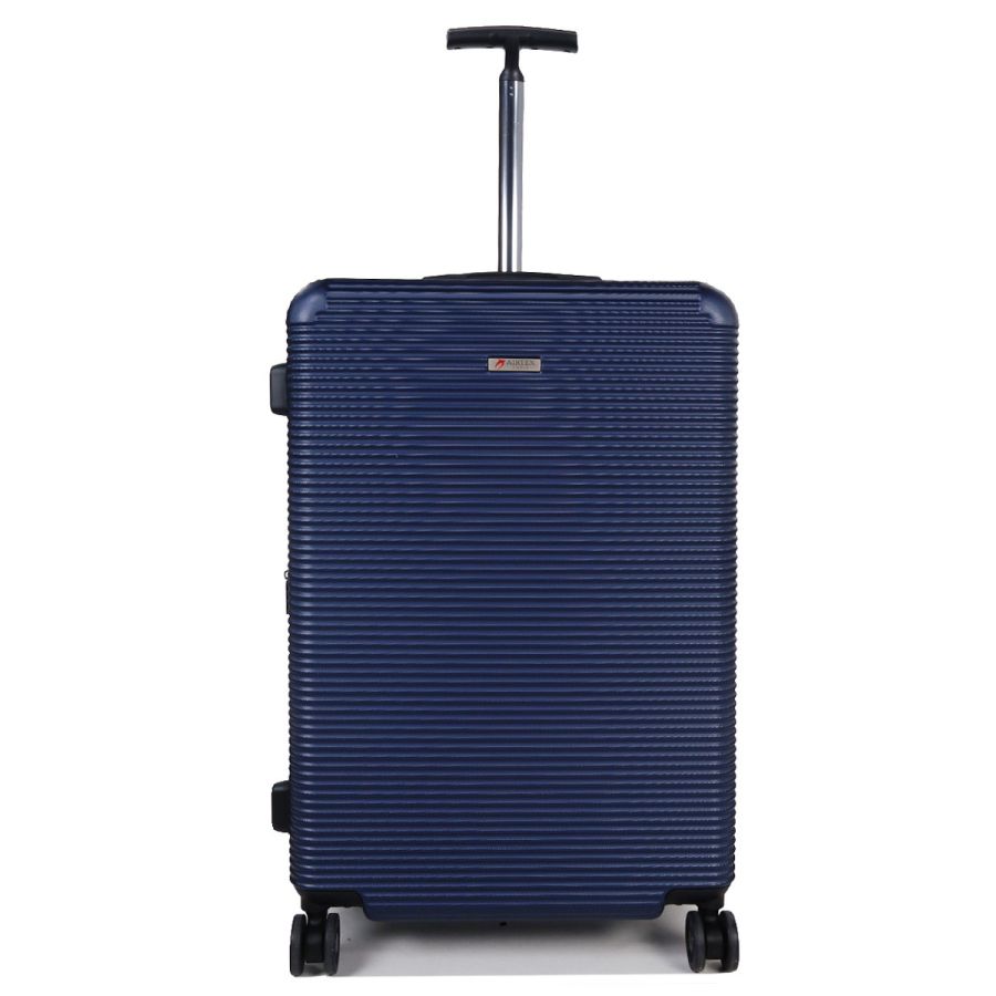 Чемодан дорожный Гигант (XL) поликарбонат Airtex 968 110л 75х50х30 см Темно-синий (Dark blue)