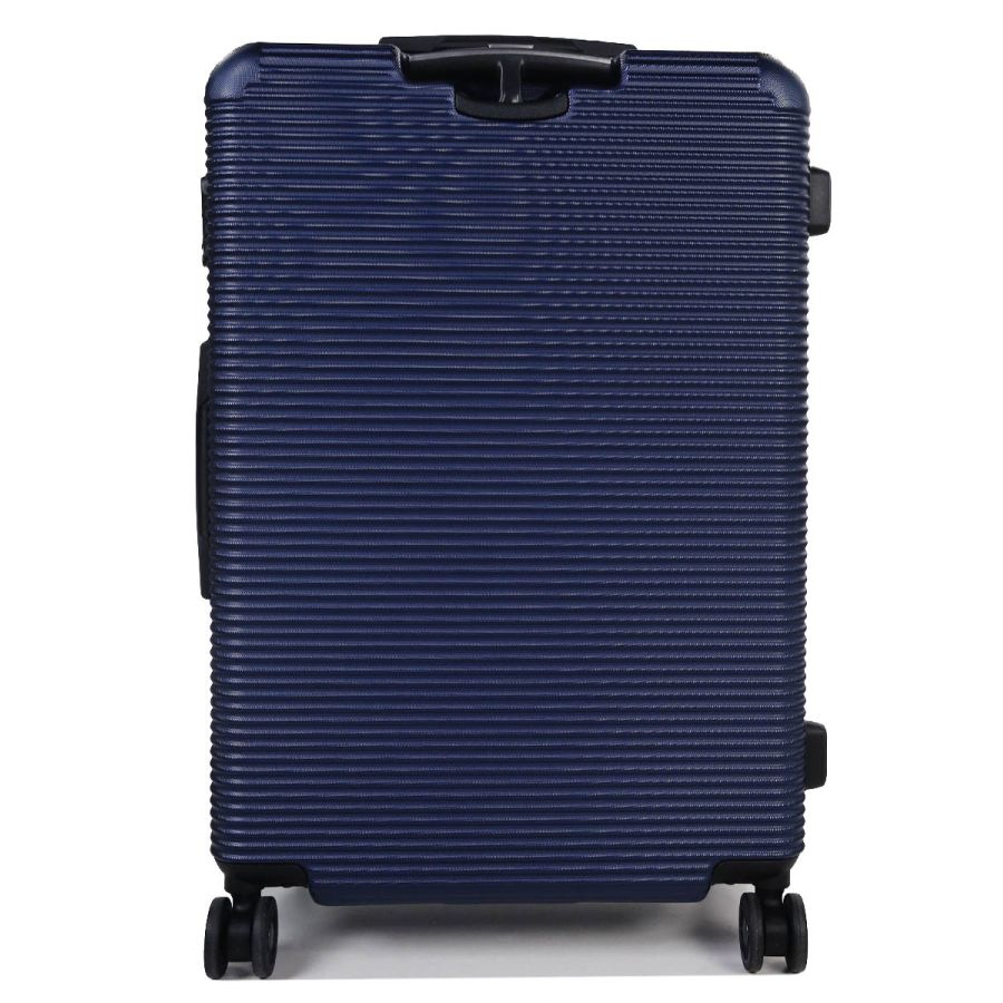 Чемодан дорожный Гигант (XL) поликарбонат Airtex 968 110л 75х50х30 см Темно-синий (Dark blue)