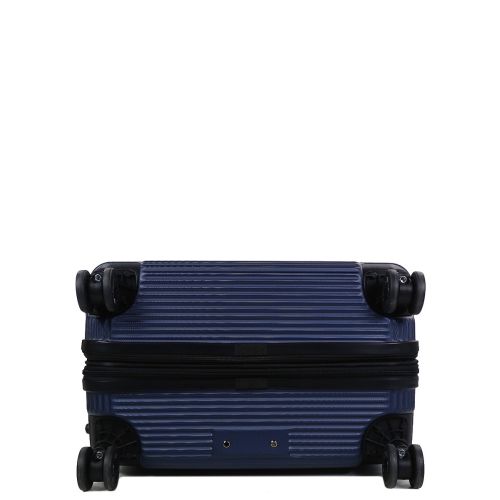 Чемодан дорожный Гигант (XL) поликарбонат Airtex 968 110л 75х50х30 см Темно-синий (Dark blue)