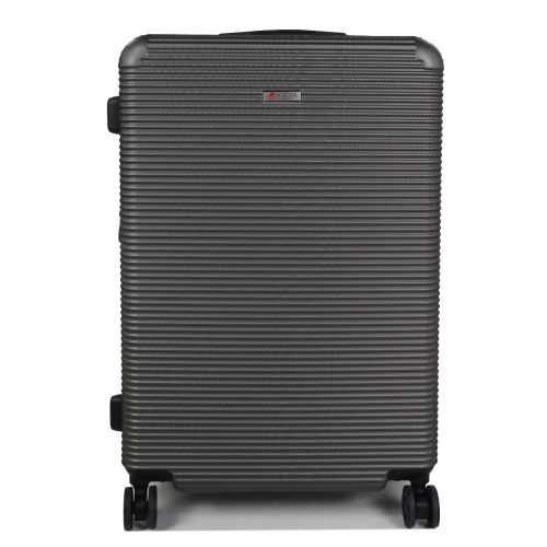 Чемодан дорожный Гигант (XL) Поликарбонат Airtex 968 110л 75х50х30 см Темно-серый (Dark grey)