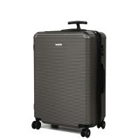 Чемодан дорожный гигант (XL) поликарбонат Airteх 968 110л 75х50х30 см Темно-серый (Dark grey)