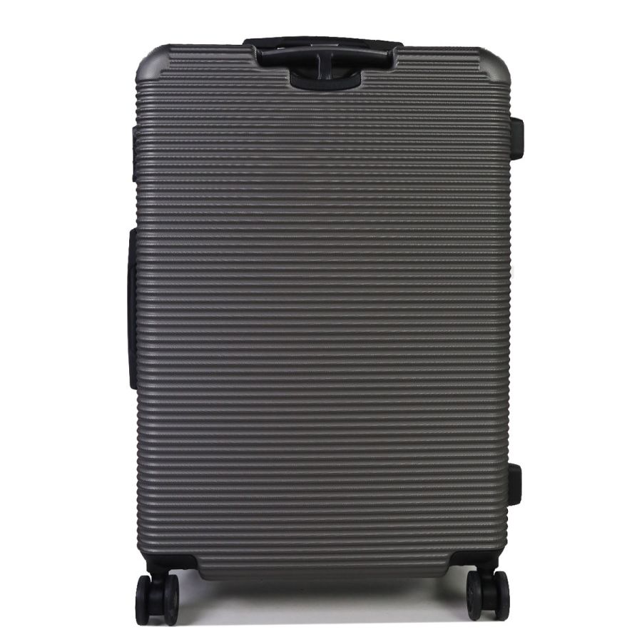 Чемодан дорожный Гигант (XL) Поликарбонат Airtex 968 110л 75х50х30 см Темно-серый (Dark grey)