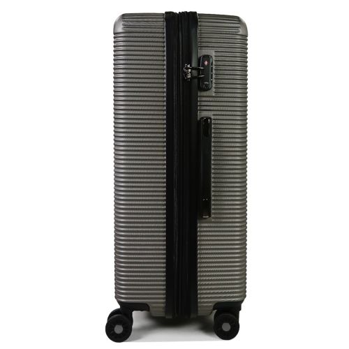 Чемодан дорожный Гигант (XL) Поликарбонат Airtex 968 110л 75х50х30 см Темно-серый (Dark grey)