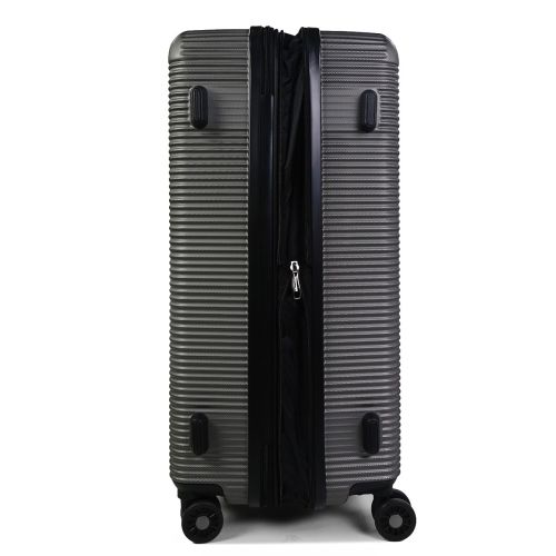 Чемодан дорожный Гигант (XL) Поликарбонат Airtex 968 110л 75х50х30 см Темно-серый (Dark grey)