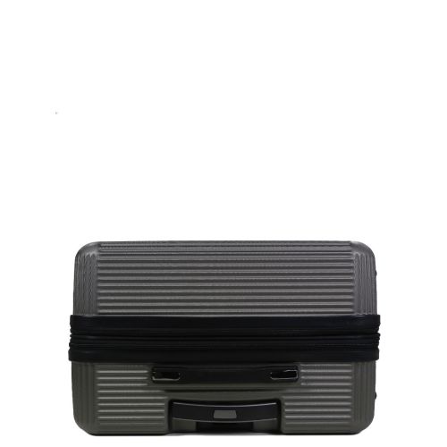 Чемодан дорожный Гигант (XL) Поликарбонат Airtex 968 110л 75х50х30 см Темно-серый (Dark grey)