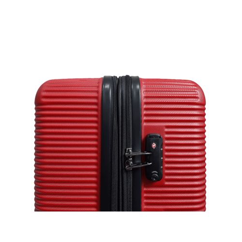 Чемодан дорожный Гигант (XL) Поликарбонат Airtex 968 110л 75x50x32см Красный
