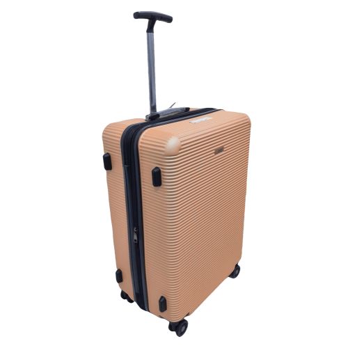 Чемодан дорожный Гигант (XL) Поликарбонат Airtex 968 110л 75x50x32см Шампань