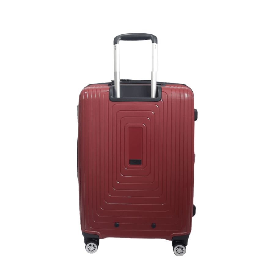 Чемодан дорожный Гигант (XL) Полипропилен Airtex 241 108л 75x52x32см Красный (Red)