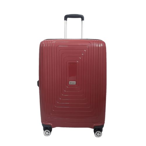 Чемодан дорожный Гигант (XL) Полипропилен Airtex 241 108л 75x52x32см Красный (Red)