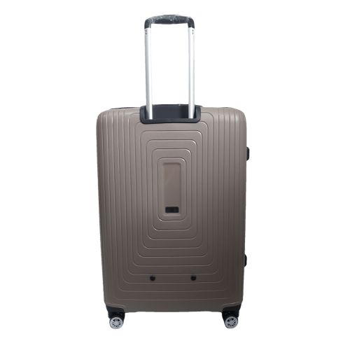 Чемодан дорожный Гигант (XL) Полипропилен Airtex 241 108л 75x52x32см Коричневый (Brown)