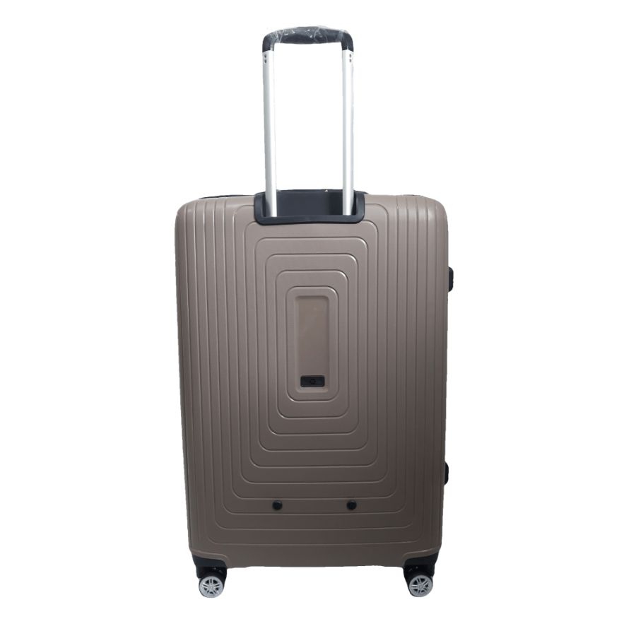 Чемодан дорожный Гигант (XL) Полипропилен Airtex 241 108л 75x52x32см Коричневый (Brown)