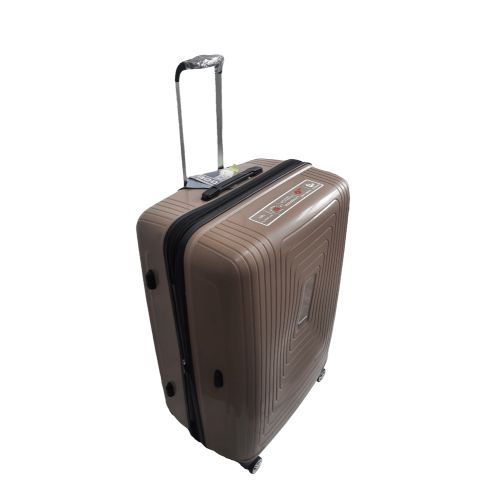 Чемодан дорожный Гигант (XL) Полипропилен Airtex 241 108л 75x52x32см Коричневый (Brown)