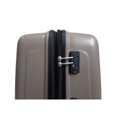 Чемодан дорожный Гигант (XL) Полипропилен Airteх 241 108л 75х52х32см Коричневый (Brown)