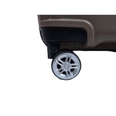 Чемодан дорожный Гигант (XL) Полипропилен Airteх 241 108л 75х52х32см Коричневый (Brown)