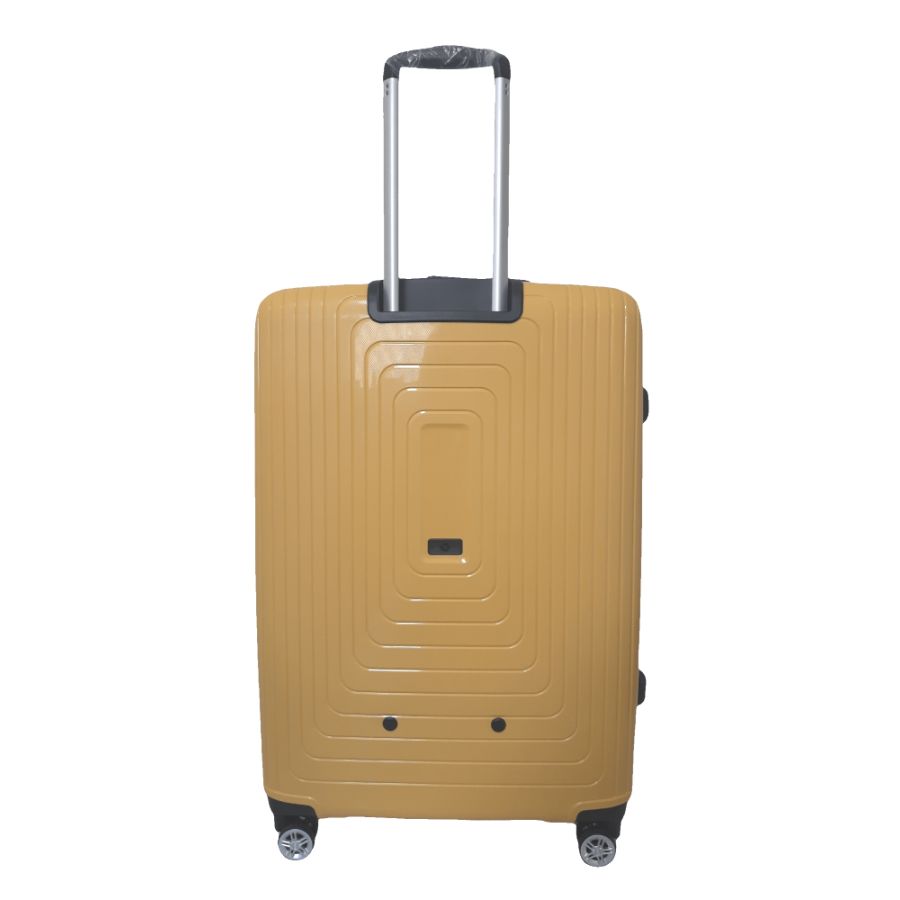 Чемодан дорожный Гигант (XL) Полипропилен Airtex 241 108л 75x52x32см Желтый (Yellow)