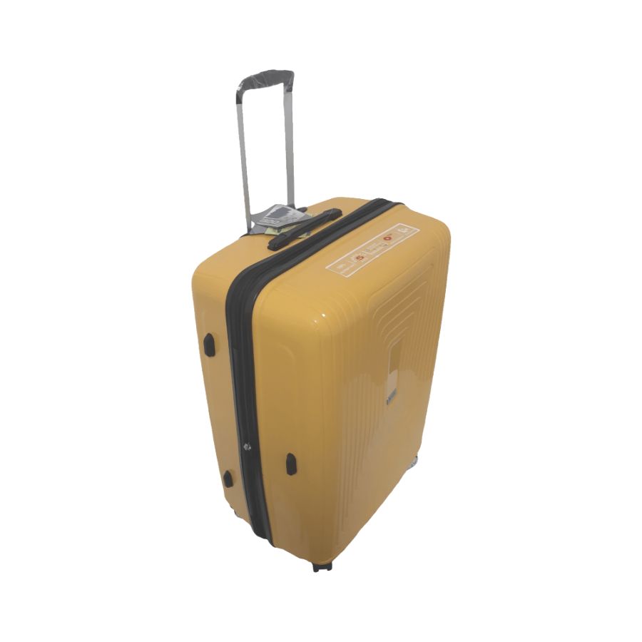 Чемодан дорожный Гигант (XL) Полипропилен Airtex 241 108л 75x52x32см Желтый (Yellow)