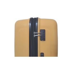 Чемодан дорожный Гигант (XL) Полипропилен Airteх 241 108л 75х52х32см Желтый (Yellow)