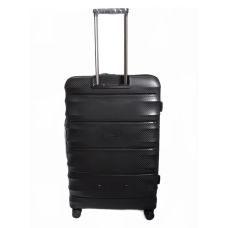 Чемодан дорожный Гигант (XL) Полипропилен Airteх 242 115л 76,5х52,5х33см Черный (Black)