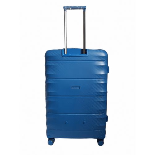 Чемодан дорожный Гигант (XL) Полипропилен Airtex 242 115л 76,5x52,5x33см Синий (Blue)