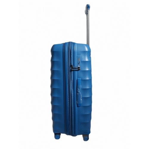 Чемодан дорожный Гигант (XL) Полипропилен Airtex 242 115л 76,5x52,5x33см Синий (Blue)