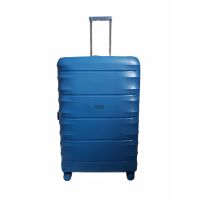 Чемодан дорожный Гигант (XL) Полипропилен Airtex 242 115л 76,5x52,5x33см Синий (Blue)