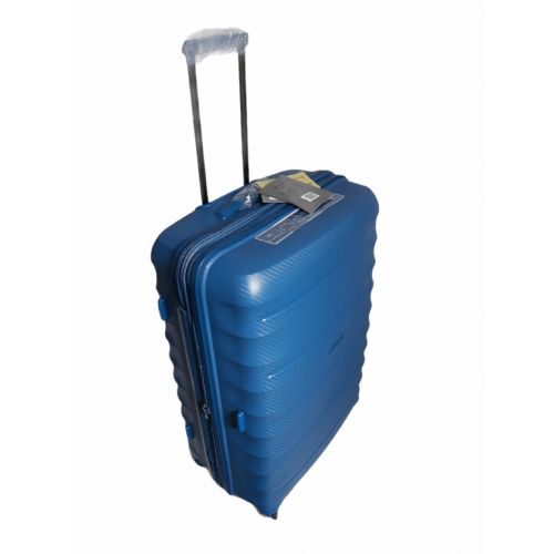 Чемодан дорожный Гигант (XL) Полипропилен Airtex 242 115л 76,5x52,5x33см Синий (Blue)