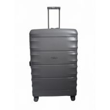 Чемодан дорожный Гигант (XL) Полипропилен Airtex 242 115л 76,5x52,5x33см Серый (Grey)