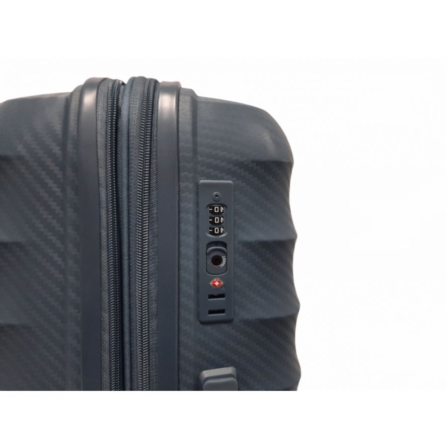 Чемодан дорожный Гигант (XL) Полипропилен Airtex 242 115л 76,5x52,5x33см Зеленый (Green)