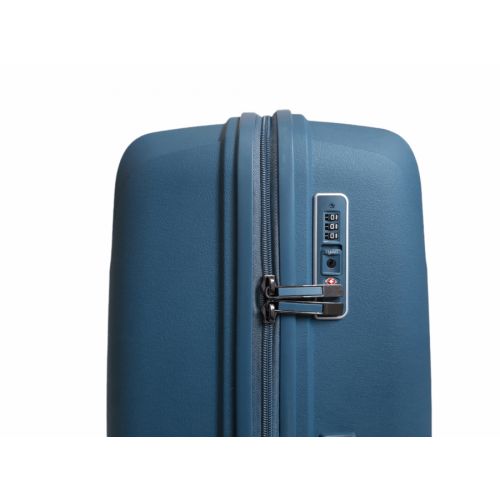 Чемодан дорожный Гигант (XL) Полипропилен Airtex 245 108л 77x52x31см Синий (Blue)